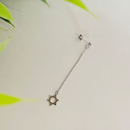 Dangling Star 925 Sterling Silver Earring